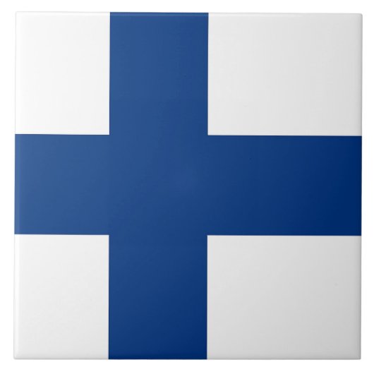 Finland - vlag Tile Tegeltje (Voorkant)