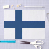 Finland Vlag Tissuepapier (Craft)
