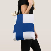 Finland Vlag Tote Bag (Dichtbij)