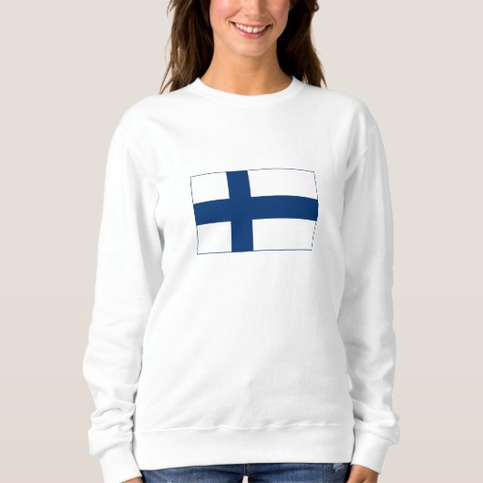 Finland Vlag Trui (Voorkant)