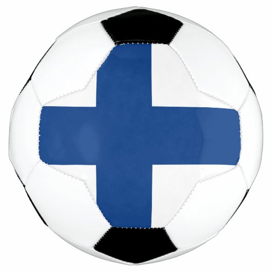 Finland Vlag Voetbal (Voorkant)