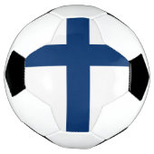 Finland Vlag Voetbal (Gedraaid)