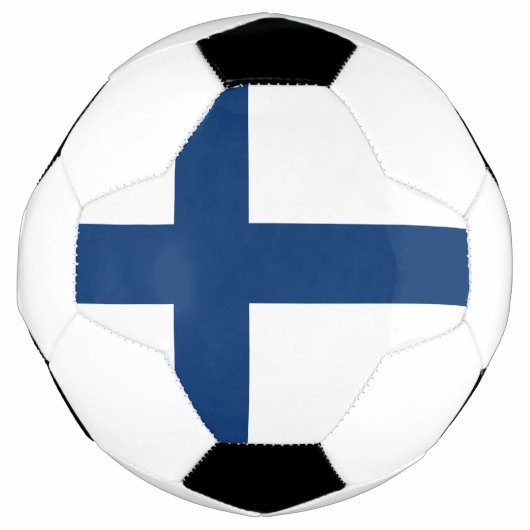 Finland Vlag Voetbal (Voorkant)