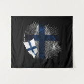 Finland vlag wandkleed (Voorkant (horizontaal))