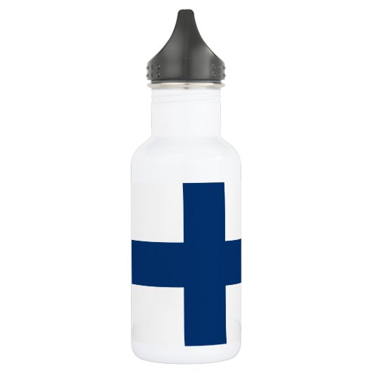 Finland Vlag Waterfles (Links)