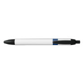 Finland Vlag Zwarte Inkt Pen (Achterkant)