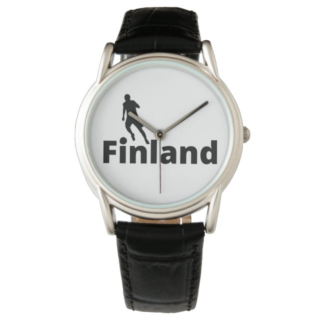 Finland voetbal horloge (Voorkant)