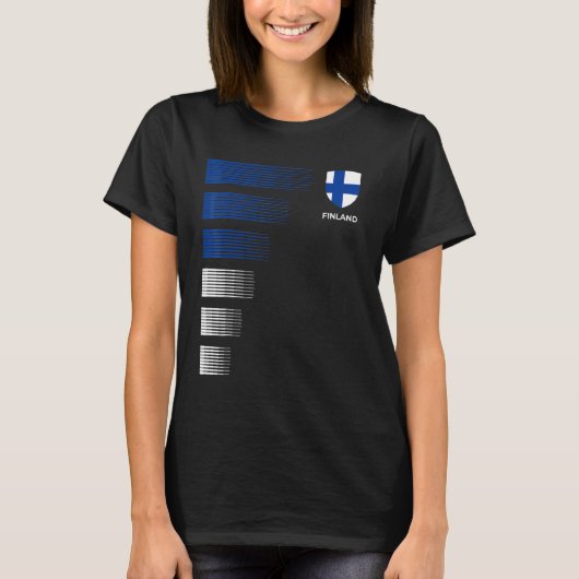 Finland Voetbal Jersey T-shirt (Voorkant)