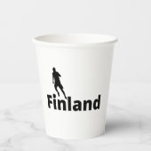 Finland voetbal papieren bekers (Voorkant)