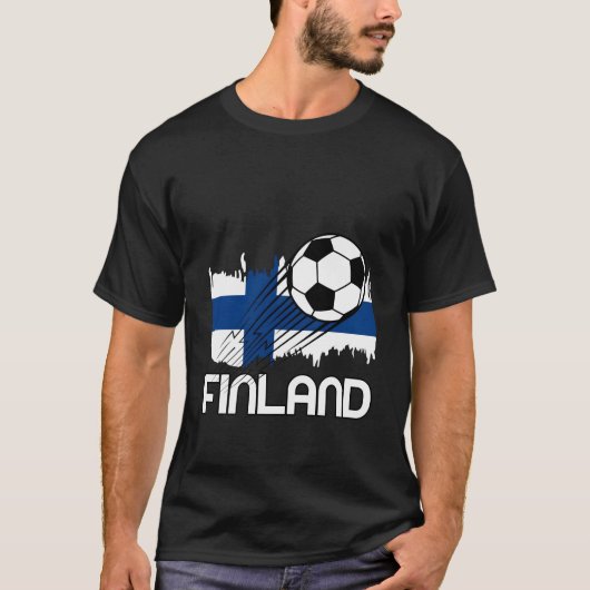 Finland Voetbal T-shirt (Voorkant)