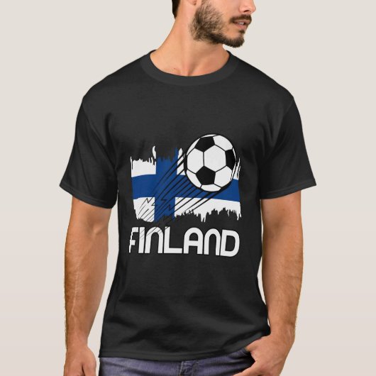 Finland Voetbal T-shirt (Voorkant)