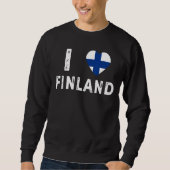 Finland Voor Mannen Vrouwen Sisu Finlandia Lapland Trui (Voorkant)