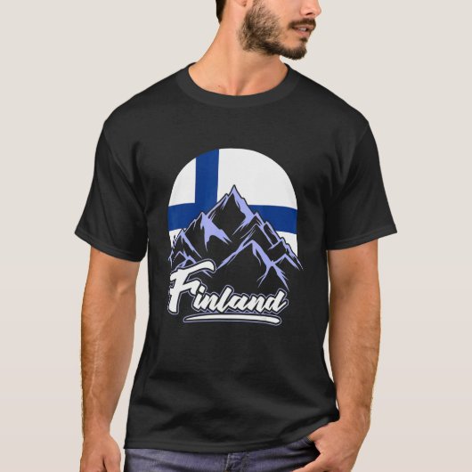 Finland voor Vrouwen Lapp Finlandia Mannen Sisu La T-shirt (Voorkant)