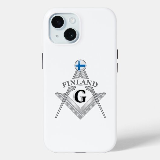 Finland vrijmetselarij teken Case-Mate iPhone case (Achterkant)