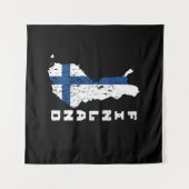 Finland Wandkleed (Voorkant (horizontaal))
