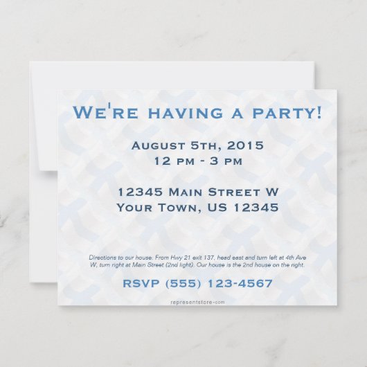 Finland Waving Flag Kaart (Achterkant)