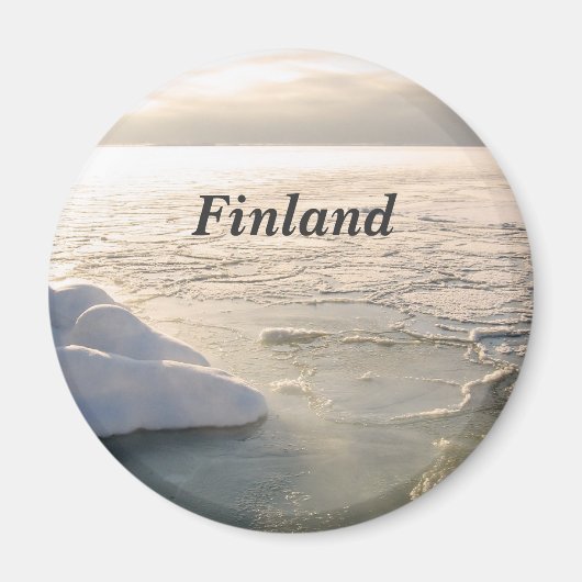 Finland Winter Magneet (Voorkant)
