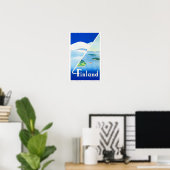 Finland, Zomer en Winter, Poster (Thuiskantoor)