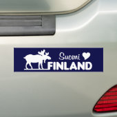 Finland zonder bumpersticker (Op auto)