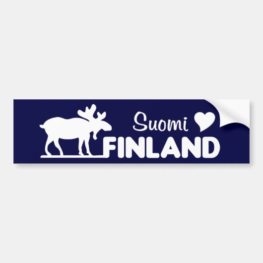 Finland zonder bumpersticker (Voorkant)