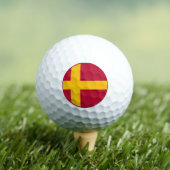 Finland Zweedse Vlag Golfballen (Insitu Shirt)