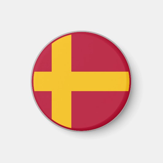Finland Zweedse Vlag Magneet (Voorkant)