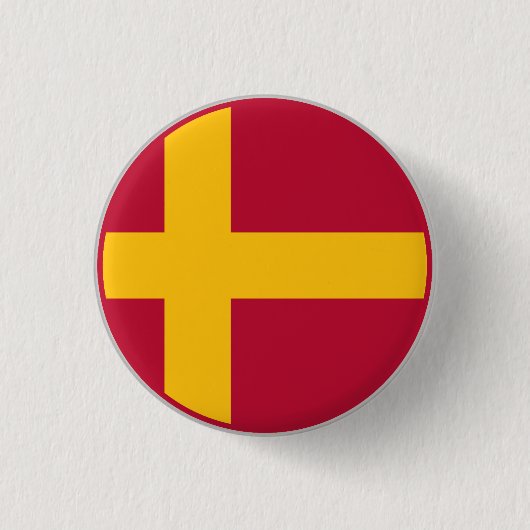 Finland Zweedse Vlag Ronde Button 3,2 Cm (Voorkant)