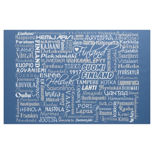 Finlands Towns, aangepast weefsel Stof (Yard (91,4 cm))