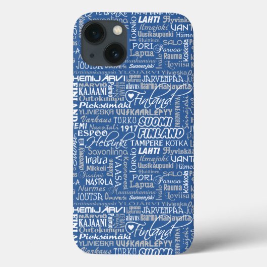 Finland's Towns iPad-gevallen Case-Mate iPhone Case (Achterkant)