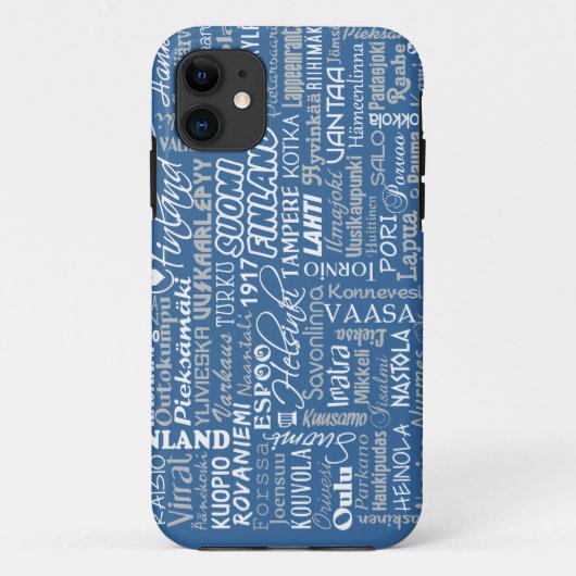 Finland's Towns iPhone case-mate Case-Mate iPhone Case (Achterkant)