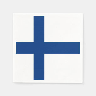 Finlands vlaggenpapier Napkin Servet
