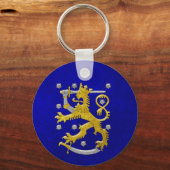 Finlands Wapen Sleutelhanger (Voorkant)