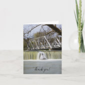 Finley Dam After Rain - Hartelijk dank Bedankkaart (Voorkant)