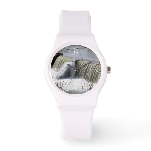 Finley Dam Waterfall Horloge (Voorkant)