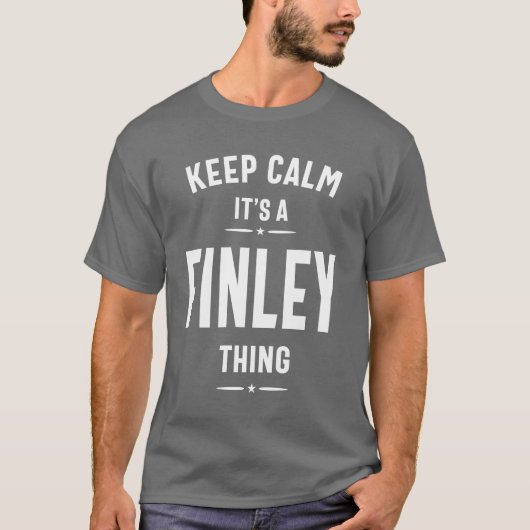 Finley Persoonlijke naam Birthday Gift T-shirt (Voorkant)