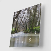 Finley rust in de lente tijd wandklok (Hoek)