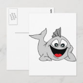 Finley the Friendly Fish Briefkaart (Voorkant / Achterkant)