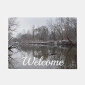 Finley Winter Reflections Welcome Doormat Deurmat (Voorkant)