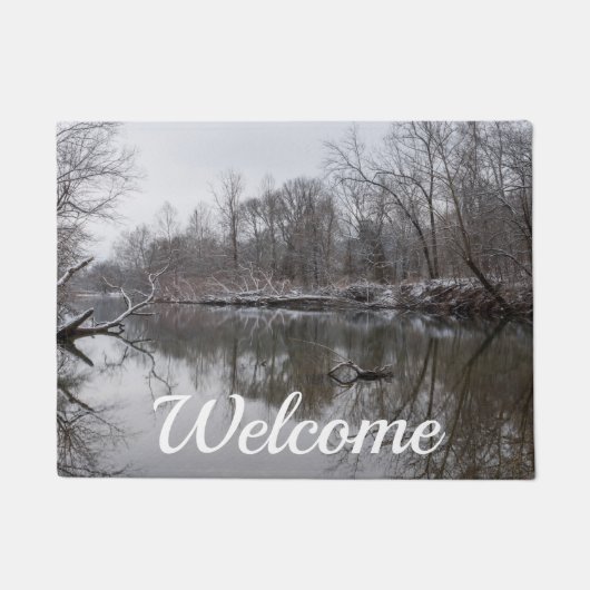 Finley Winter Reflections Welcome Doormat Deurmat (Voorkant)