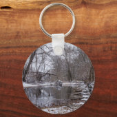 Finley Winter Sneeuw Sleutelhanger (Voorkant)