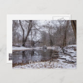 Finley Winter Snow denking you Briefkaart (Voorkant / Achterkant)