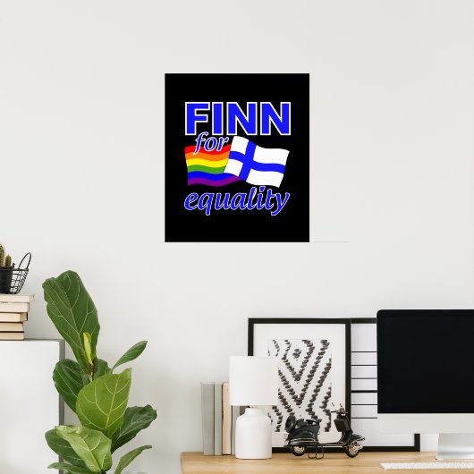 Finn 4 Equality poster (Thuiskantoor)