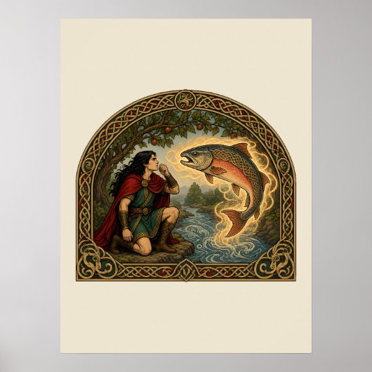 Finn en de Zalm der Kennis Poster (Voorkant)