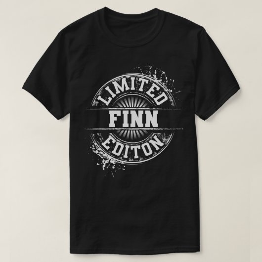 FINN Funny Surname Family Tree Birthday Reunion Gi T-shirt (Design voorkant)