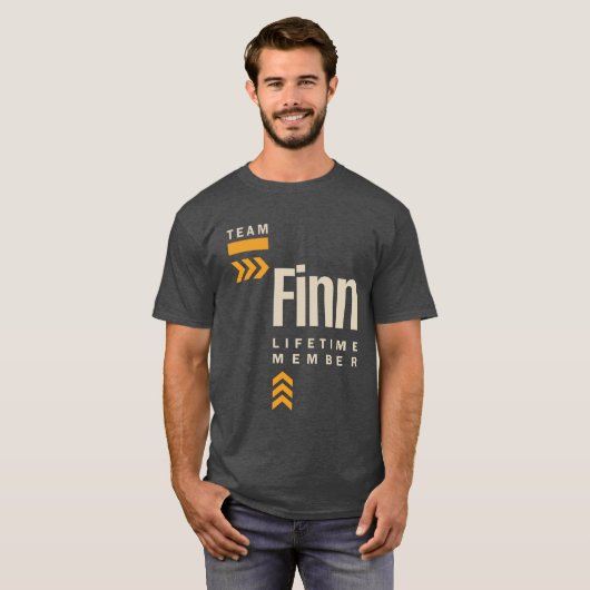 Finn persoonlijke naam Birthday Gift T-shirt (Voorkant volledig)