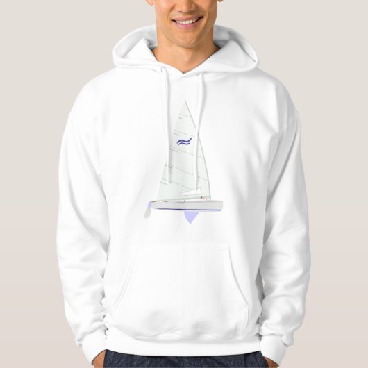 Finn Racing Sailboat onedesign Hoodie (Voorkant)