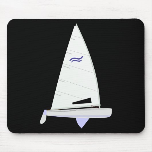 Finn Racing Sailboat onedesign Muismat (Voorkant)