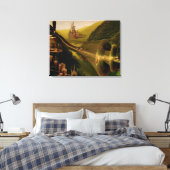 Finn verpakt canvas afdruk (Insitu (Slaapkamer))