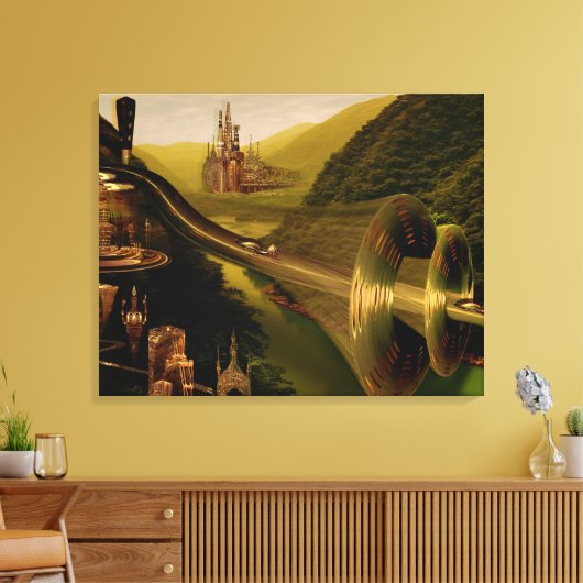 Finn verpakt canvas afdruk (Insitu (Woonkamer))