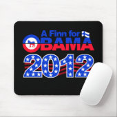FINN VOOR OBAMA 2012 mousepad Muismat (Met muis)